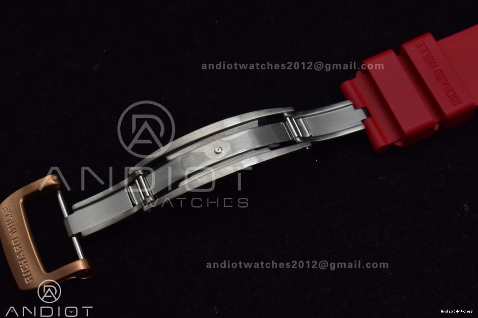 Rubber V Red Edition Lotus ModernLook 1:1 1020 Strap Dial A7750 KVF on Chrono Crystal Best RM011 NTPT 0324